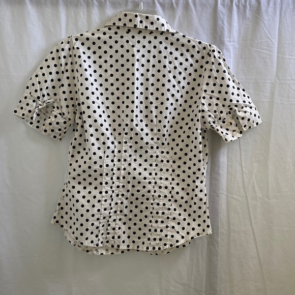 Button-down Polka-Dot Top Size: Large - Picture 5 of 6